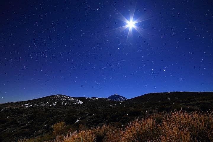 El Teide bajo las estrellas. - 3