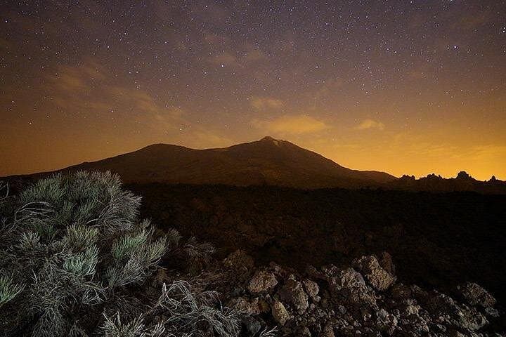El Teide bajo las estrellas. - 4