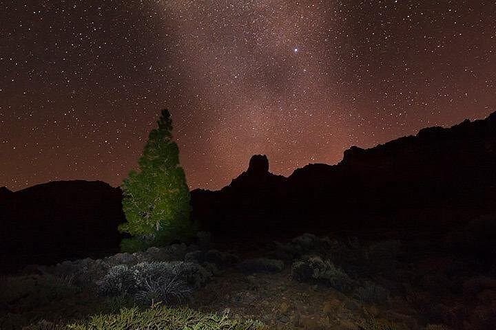 El Teide bajo las estrellas. - 8
