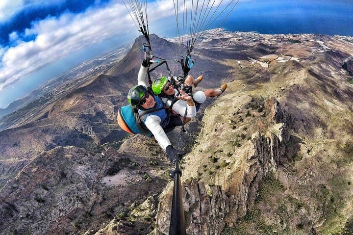 Vuelo biplaza en parapente SILVER de 1000 m sobre el sur de Tenerife - 8
