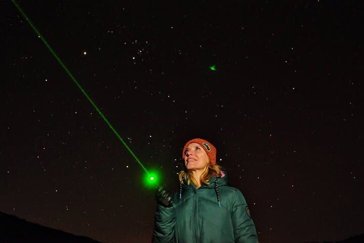 ¿Un invitado que usa el lápiz láser para adivinar la estrella polar? - 6