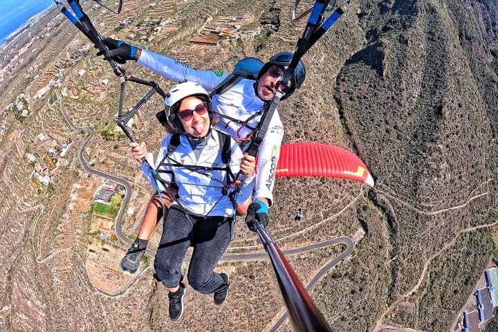 Vuelo biplaza en parapente SILVER de 1000 m sobre el sur de Tenerife - 2