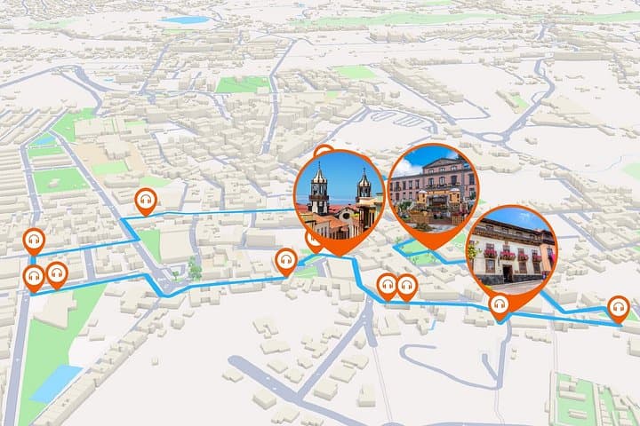 Aplicación Audioguía GPS: Desde el centro histórico hasta los magníficos jardines en terrazas (Offline). - 2
