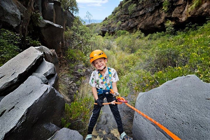Aventura de rappel en barranco volcánico en Tenerife para principiantes - 4