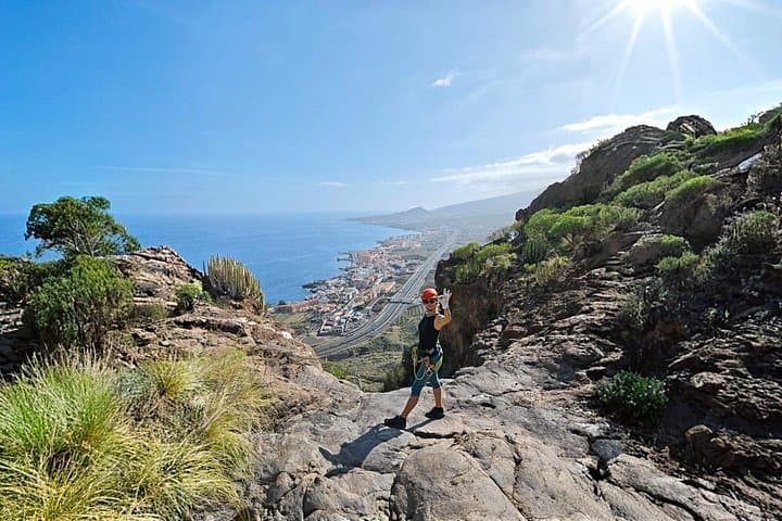 Aventura de rappel en barranco volcánico en Tenerife para principiantes - 7