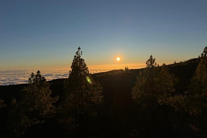 Observación de estrellas con un telescopio de 20 pulgadas y puesta de sol en el Teide - 3