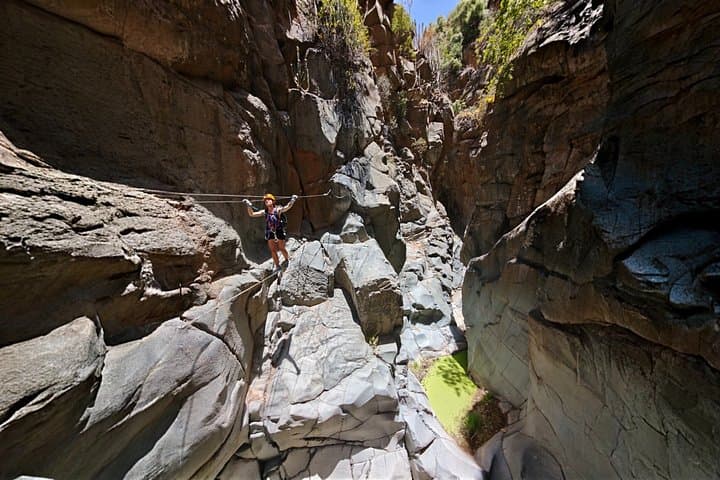 Parque de Aventura Vertical para principiantes Vía Ferrata en Tenerife - 7